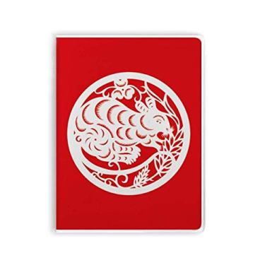 Imagem de Caderno de arte de ratos com estampa de animal do zodíaco chinês, capa macia para diário