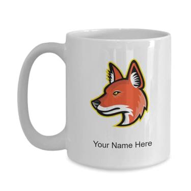 Imagem de Caneca Dhole personalizada, copo de café Dhole, ideia de presente Dhole, copo Dhole personalizado, caneca Dhole personalizada - caneca de café 425 g