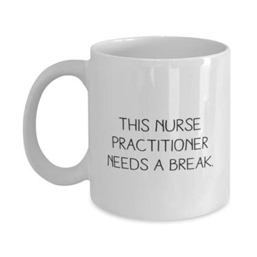 Imagem de Caneca de enfermeira de mordaça de 325 ml, 445 ml, esta enfermeira praticante, presentes para colegas de trabalho, presente de colegas de trabalho, copo para enfermeiros e profissionais