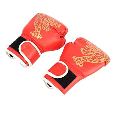 Imagem de Luvas de boxe Taekwondo, luvas de boxe, luvas vermelhas, luvas de taekwondo, luvas para treinamento de futebol para adultos/crianças (vermelho, adulto)