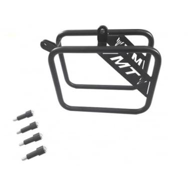 Imagem de Suporte Afastador Separador de Alforge Mt09 Mt 09 2014/2023 Cor:Preto Fosco