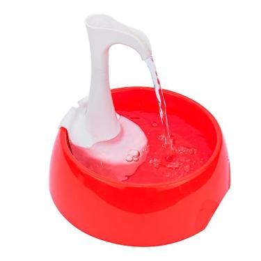 Imagem de AMICUS - Fonte Bebedouro de água AQUA FIRST USB para Gatos e Cães Bivolt, Bebedouro para Animais de Estimação - Design Ergonômico, Portátil, Bivolt - 1,2L de Capacidade - Vermelho