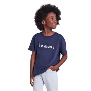 Imagem de Infantil - Camiseta Estampada E O Meu Reserva Mini Azul Marinho  menino