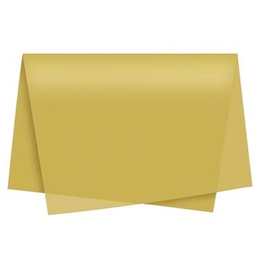 Imagem de Papel de Seda Cromus, Ouro, Pacote de 50