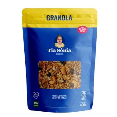 Imagem de Granola Tradicional Castanha Coco Fruta Pacote 400g Tia Sônia