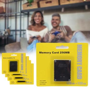 Imagem de Cartão de memória para Sony Playstation 2  8  16  32  64  128  256MB  Game Console Acessórios