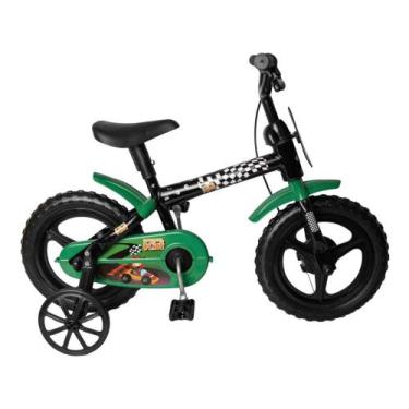 Imagem de Bicicleta Infantil Aro 12 Styll Kids Radical Kid - Verde E Preto