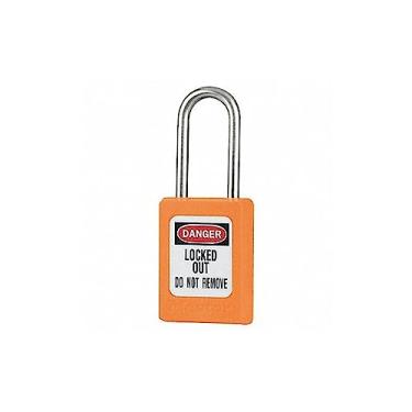Imagem de MASTER LOCK Cadeado de bloqueio, KA, Laranja, 4 cm A, PK3