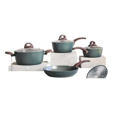 Imagem de Conjunto Panelas Cerâmica London Green Jomafe 24/20/16cm