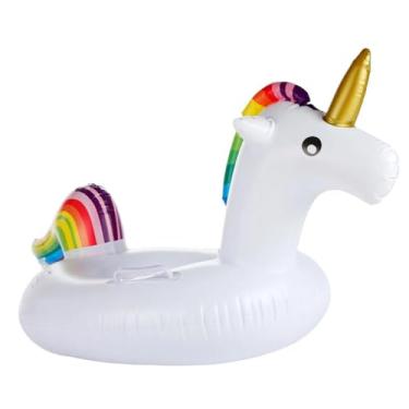Imagem de Boia Infantil Bebe Pezinho Menino Menina Unicornio Fralda Pintinho Com Apoio Nas Pernas (Unicornio)