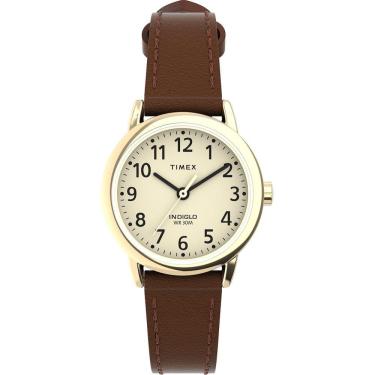 Imagem de Relógio Timex Easy Reader Classic de 25 mm com mostrador creme feminino