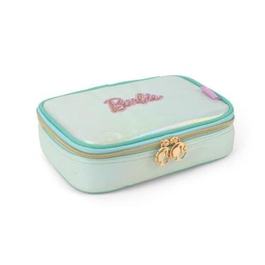 Imagem de Estojo Box 100 Pens Oficial Barbie Metalizado Et46814 Verde