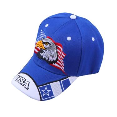 Imagem de GALPADA Bonés De Beisebol Masculinos chapéu para fora boné para homens chapéu de sol da bandeira eua adulto Chapéus Masculinos