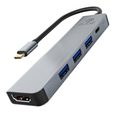 Imagem de GUDZ Hub Adaptador USB Dockstation 5 em 1 Multiportas USB Tipo C Para HDMI 4K Full HD | USB 3.0 E USB 2.0 Compatíveis com Macbook Pro, Ipad, Laptop, Notebook, iPhone, HP, Dell, Lenovo | HUB USB C |