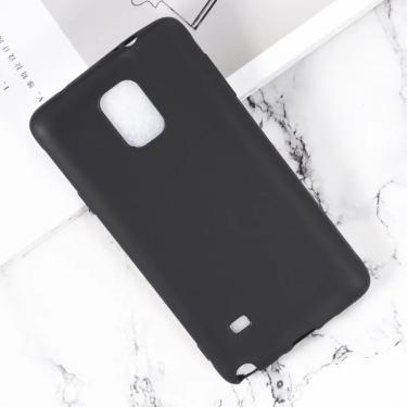 Imagem de Capa de silicone macia preta para Samsung Galaxy Note 4  5.7 "  TPU  boa qualidade  Coque