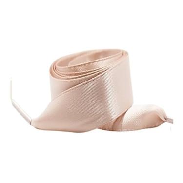 Imagem de Silk Flat Ribbons Sneakers Laces Wedding Unisex Suitable Satin Ided Polyester Smooth Women Candy Shoe ShoeLace (Color : Flesh pink, Size : 100cm)