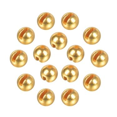 Imagem de MUUNN 50 contas de tungstênio ranhuradas para amarrar moscas, pias mais profundas e mais rápidas, 12 cores/13 tamanhos, contas de tungstênio ranhuradas para amarrar moscas, materiais para amarrar