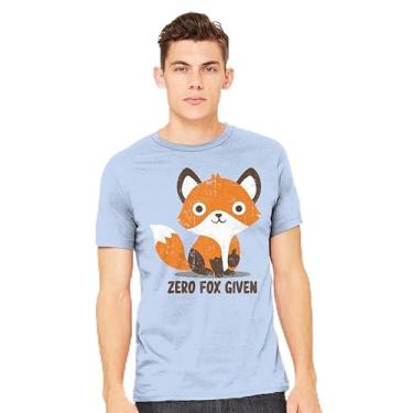 Imagem de TeeFury - Zero Fox Given - Camiseta masculina animal, Royal, P