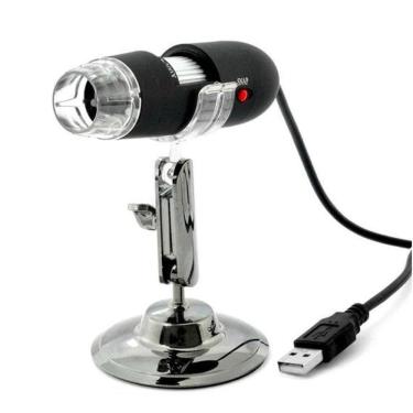 Imagem de Microscópio zoom 1600x cam 2.0 mp profissional digital usb