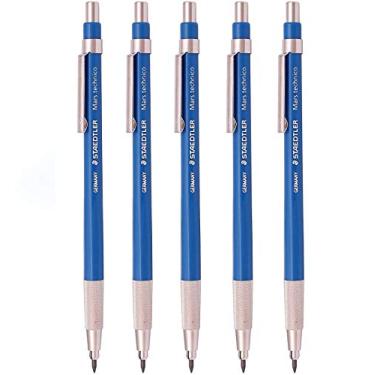 Imagem de Staedtler Mars Technico 780C suporte mecânico de chumbo, lápis de embreagem para desenho, apontador de esboços de arte (pacote com 5)