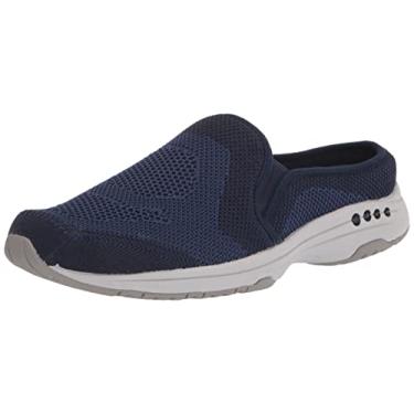 Imagem de Easy Spirit Tamanco feminino Takeknit 2, Azul escuro, 7.5 Narrow