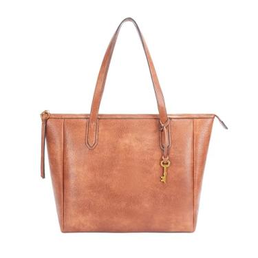 Imagem de BRASS TACKS Leathercraft Bolsas Femininas, Bolsa de Ombro Marrom para Mulher, Tote Bag Couro PU para Notebook 15" - Trabalho, Faculdade, Viagem e Compras