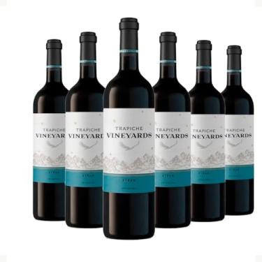 Imagem de Kit 6 Vinhos Trapiche Vineyards Syrah, Vinho Argentino, Uva Syrah
