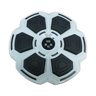 Imagem de Dynwave Máquina de boxe com alvo de parede iluminado, equipamento de boxe ajustável, crianças e adultos, karatê, música relaxante, treinador de boxe, almofada, sem luvas