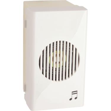 Imagem de Módulo Campainha Eletrônica 2 Tons 90-230V 3 Fios Decor Branco PRM046401 – Schneider