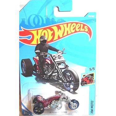 Imagem de Hot Wheels 2018 50th Anniversary HW Moto Blastous Moto (Motorcycle) 179/365, Maroon