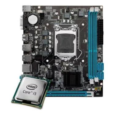 Imagem de Kit Upgrade Para Pc Placa Mãe 1155 H61 + Processador I3 3ªg - TWO BROT