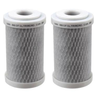 Imagem de Kit 2 Unidades Refil Filtro Carbon Block 5 X 25 125 - BBI