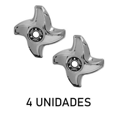 Imagem de Calota Aro 16/17,5 Hélice 4 Pontas Helicoidal - LD 4 Un - Fabbof