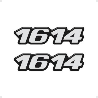 Imagem de Par Adesivos 1614 Caminhão Mb Mercedes Resinado - Generico - SPORTINOX