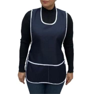 Imagem de Avental Bata Frente e Costa Cozinha Jaleco Professora, Cabeleireira e 