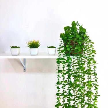 Imagem de Arranjo C/ Vaso Suculenta Pendente Artificial Trepadeira - Melhores Of