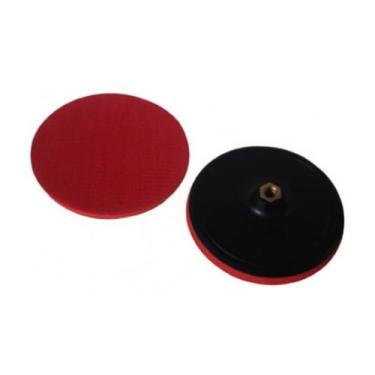 Imagem de Suporte Para Lixa C/ Tiras Autocolantes Boina 100mm Disco Pratoborrach