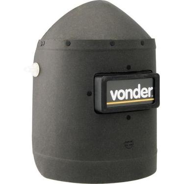 Imagem de Mascara Para Solda Fibra Visor Fixo Com Carneira Sem Catraca - Vonder