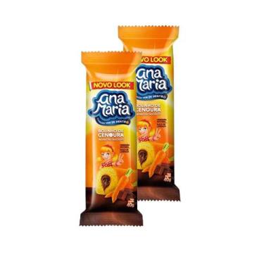 Imagem de Bolinho Ana Maria Cenoura com Chocolate 40g  Kit com duas unidades