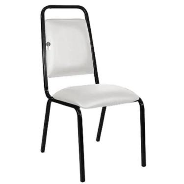 Imagem de Cadeira Empilhável para Hotelaria Linha Hotel Fremont Branco - Design 