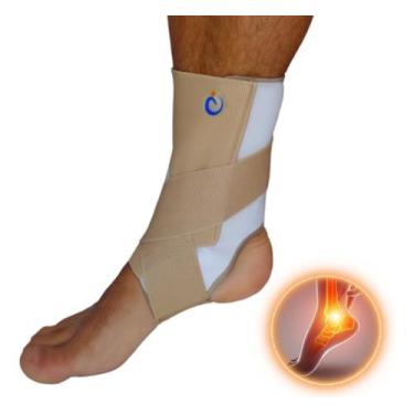 Imagem de Tornozeleira Ortopédica Estabilizador Tornozelo Direito Gg - Ideal Pro