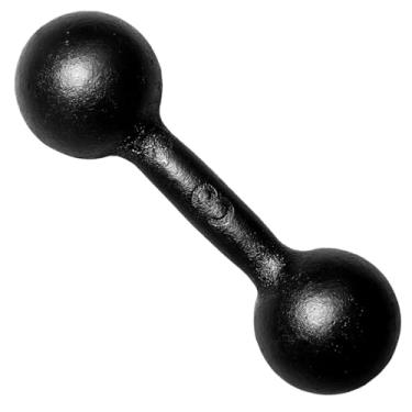 Imagem de Halter Redondo de Ferro Fundido Pintado 3 Kg Preto