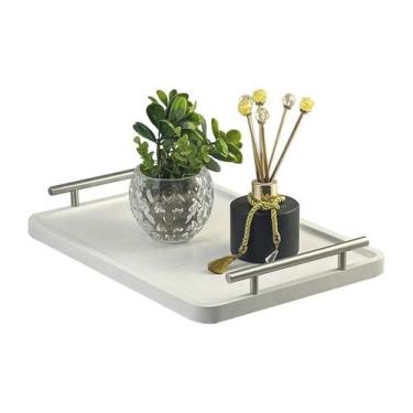 Imagem de Bandeja Cantinho do Café Decorativa Para Servir Bebidas 28x40 - Maraka