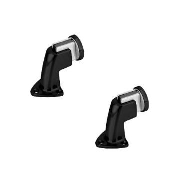 Imagem de Kit c/ 2 prendedor fixador batedor porta magnético 808 imab preto ima 