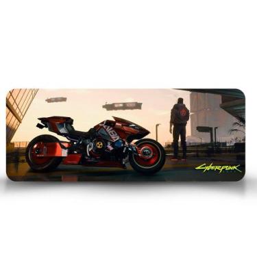 Imagem de Mouse Pad Gamer Cyberpunk 2077 Moto 2 - Império da Impressão, 70cm x 3