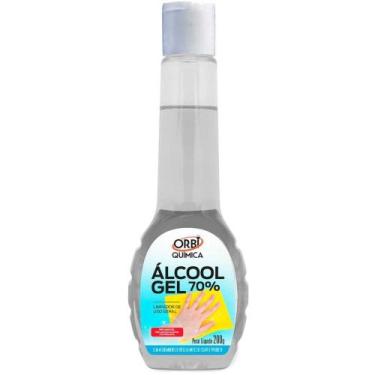 Imagem de Álcool em gel 70% higienizador de mãos 200 g - Orbi Química