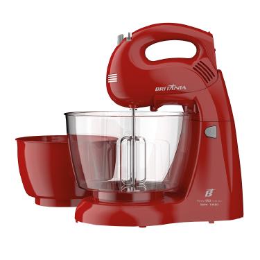 Imagem de Batedeira Britania Perola Cristal Duo 4VEL 500W  - 33401219 Vermelho 110 VOLTS