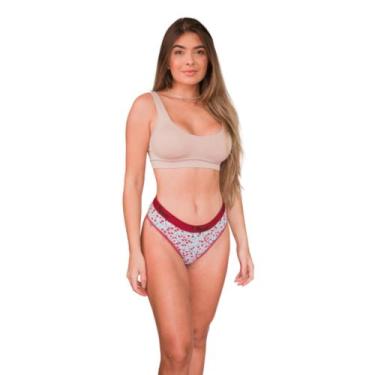 Imagem de Kit 3 Lindas Calcinha Algodão Cores Sortidas Atacado Revenda - Pepper,