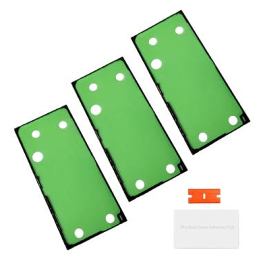 Imagem de [Pacote de 3 peças] pre-cust s23 Ultra Back Cover Battery Adhsive, Galaxy S23 Ultra Rear Cover Adhesive Parts, Back Battery Door Cover Adhesive Tape for Samsung Galaxy S23 Ultra 5G S918U