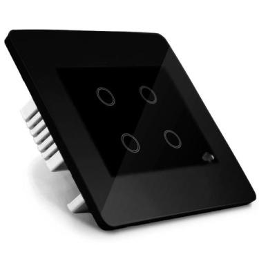 Imagem de Interruptor Inteligente WiFi Coisas Espertas 4x2 De 4 Canais